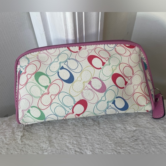 Coach Cosmetics Pouch EUC - Picture 9 of 9
